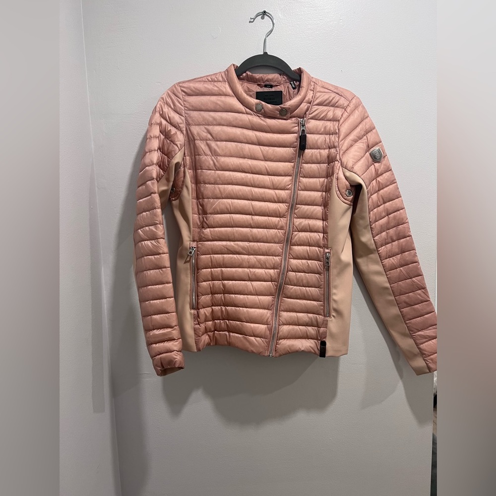 Blush pink rudsak light packable puffer